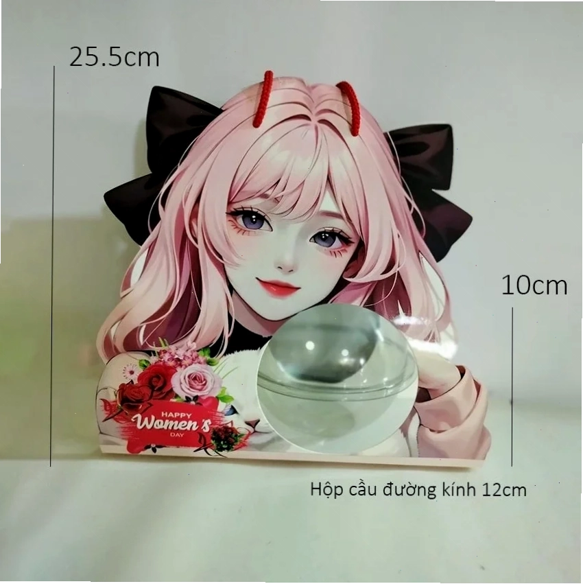 Gái anime tóc hồng tài năng