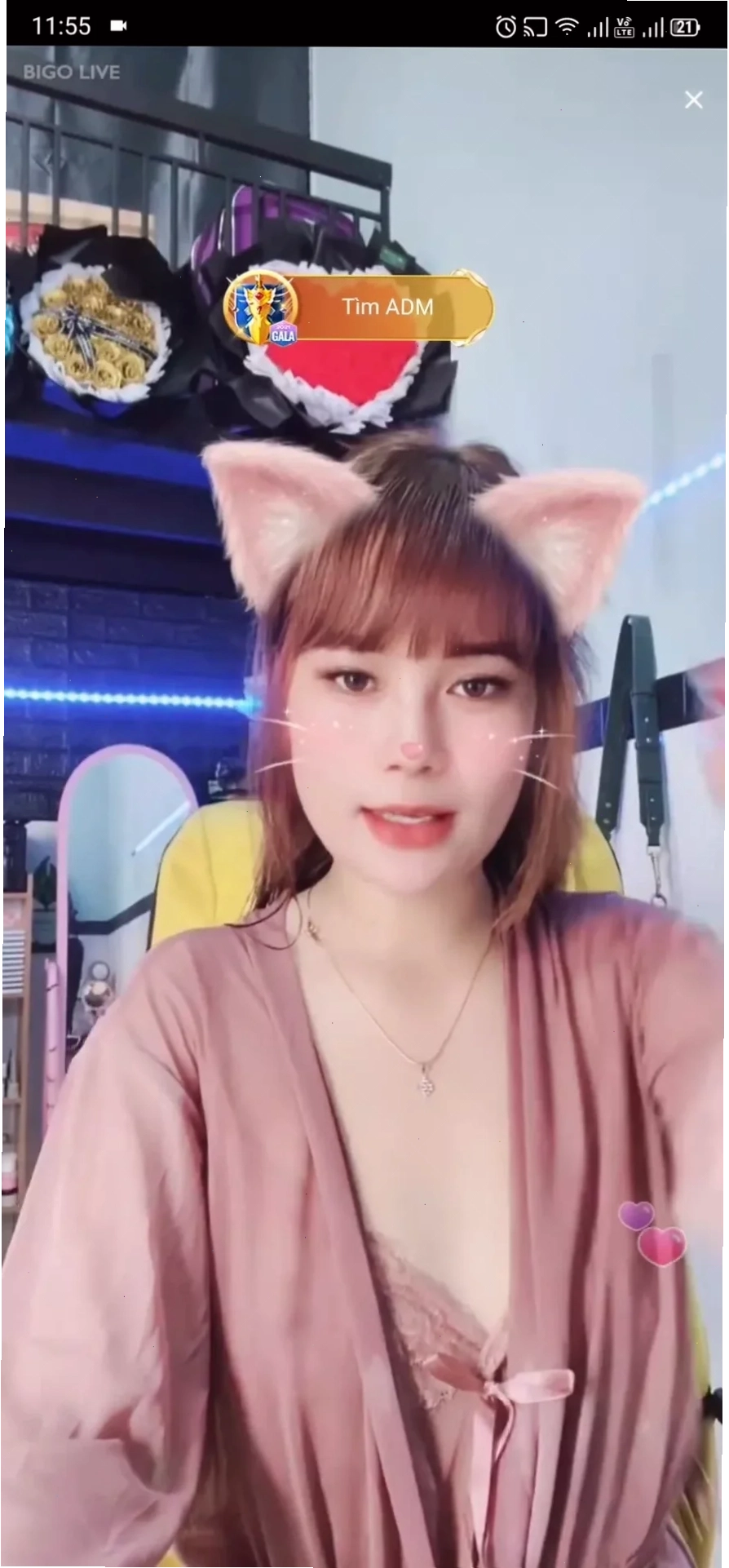 gái bigo sexy tinh nghịch