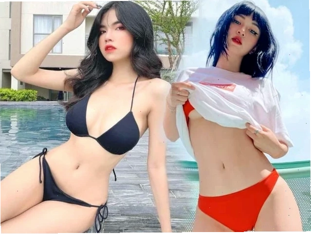 gái đẹp cởi bikini ngoài trời