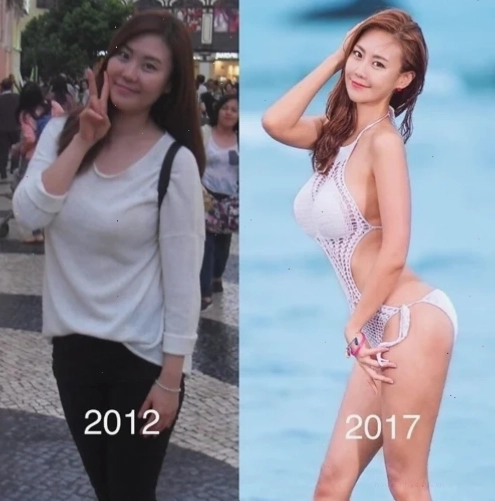 gái hàn mông to đi dạo công viên