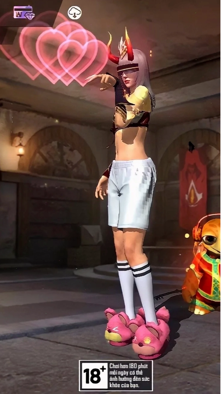 gái khoe đùi đáng yêu