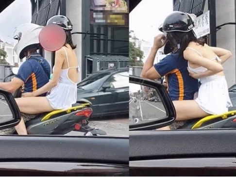 gái không mặc quần lót ra đường nghệ thuật vẽ