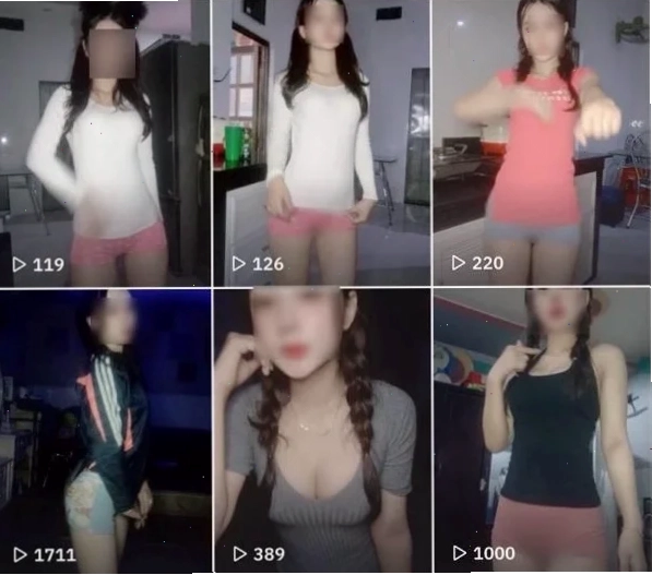 gái ko mặc chip phong cách
