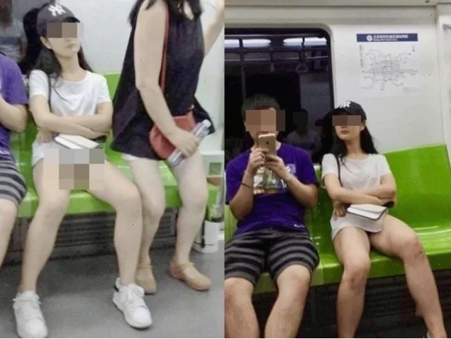 gái ko mặc sịp