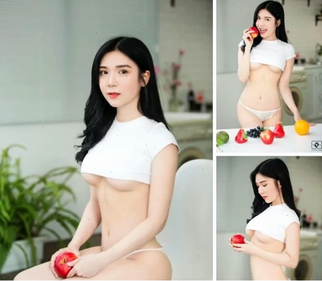 gái mặc áo hở ngực với gu thời trang tinh tế