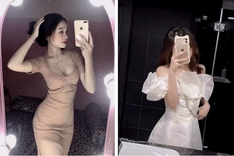 gái mặc váy body tươi mới