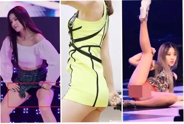 gái mặc váy lộ hàng đang vội