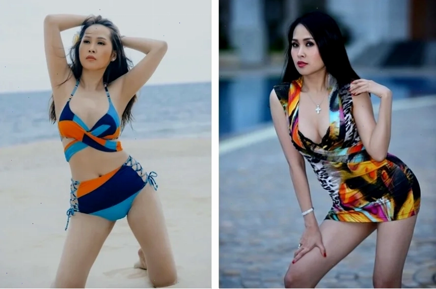 Minh Thư hiện đại gái nhảy minh thư bikini thời trang hiện đại