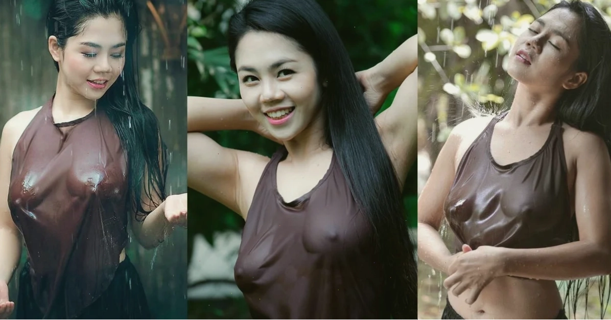 Gái tắm không mặc đồ nằm nghỉ trên cát