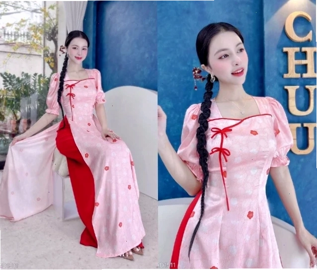 gái xấu mặc áo dài màu chói