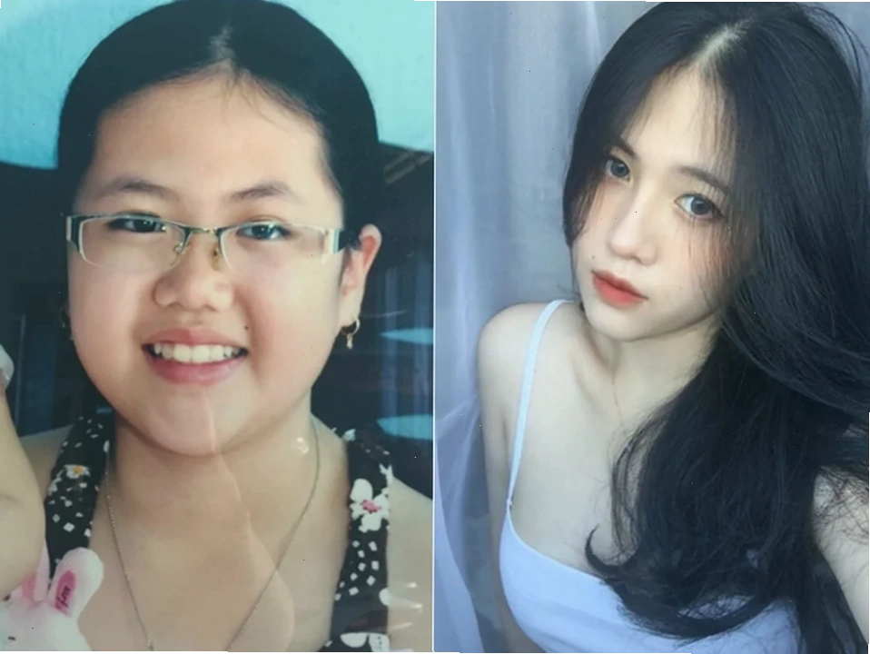 gái xấu mặc áo dài với phụ kiện quá nhiều
