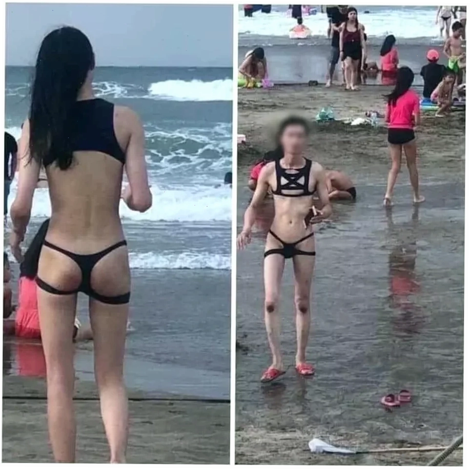 Gái xấu mặc bikini trong bộ ảnh mới