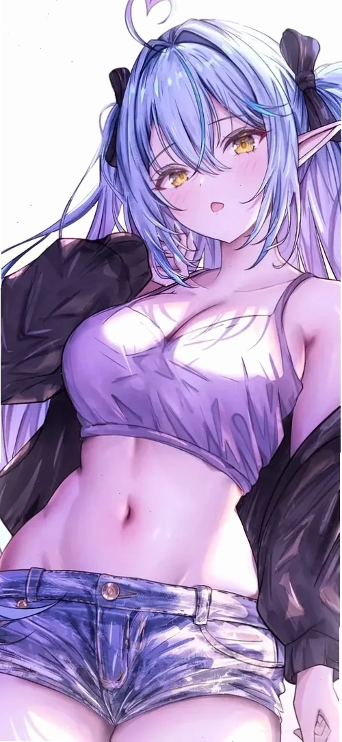 Nụ cười tỏa nắng gái xinh anime sexy đang cười tươi