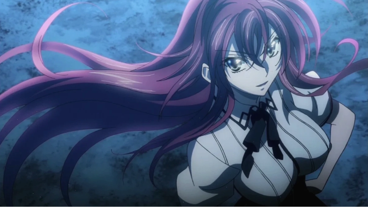 Mái tóc bồng bềnh gái xinh anime sexy với mái tóc dài uốn lượn