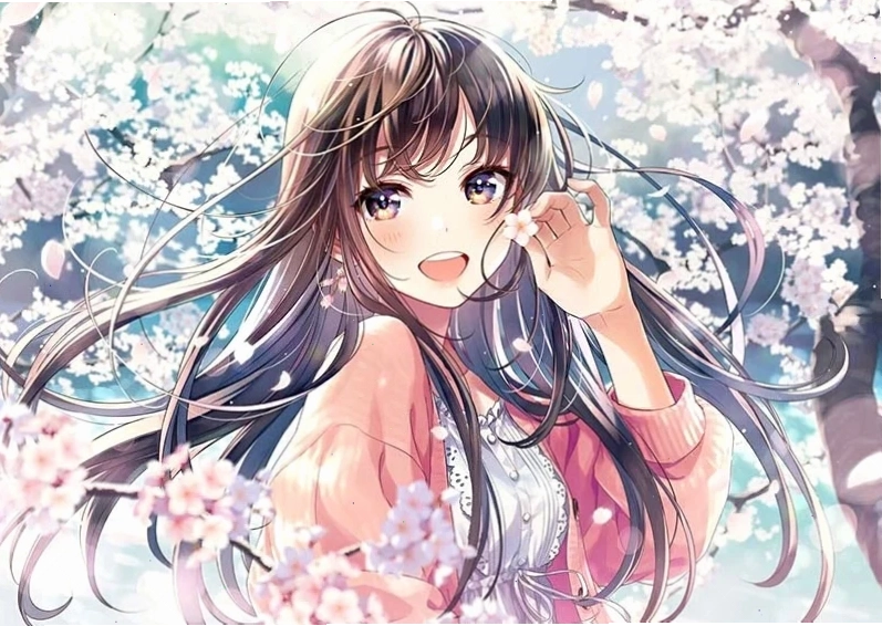 Nụ cười giấu kín gái xinh anime sexy với nụ cười bí ẩn