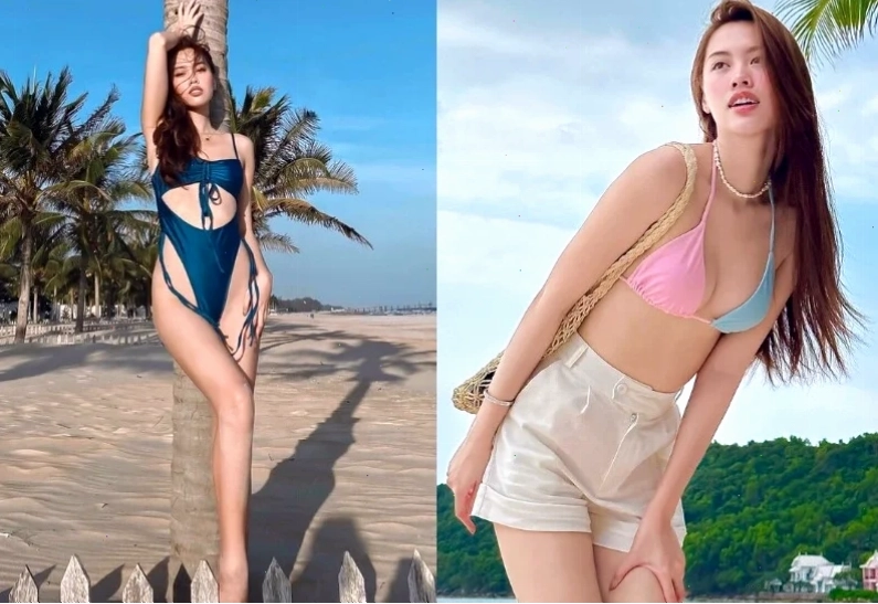 gái xinh châu âu mặc bikini gái xinh châu âu mặc bikini dưới nắng