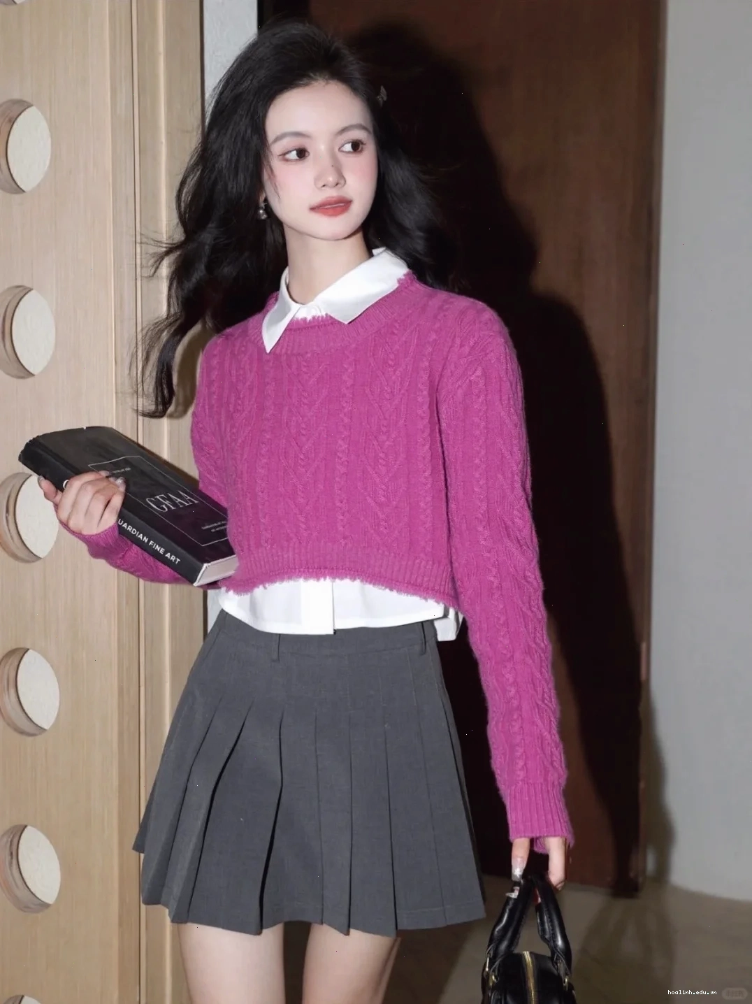 Gái xinh mặc áo croptop ngắn dễ thương
