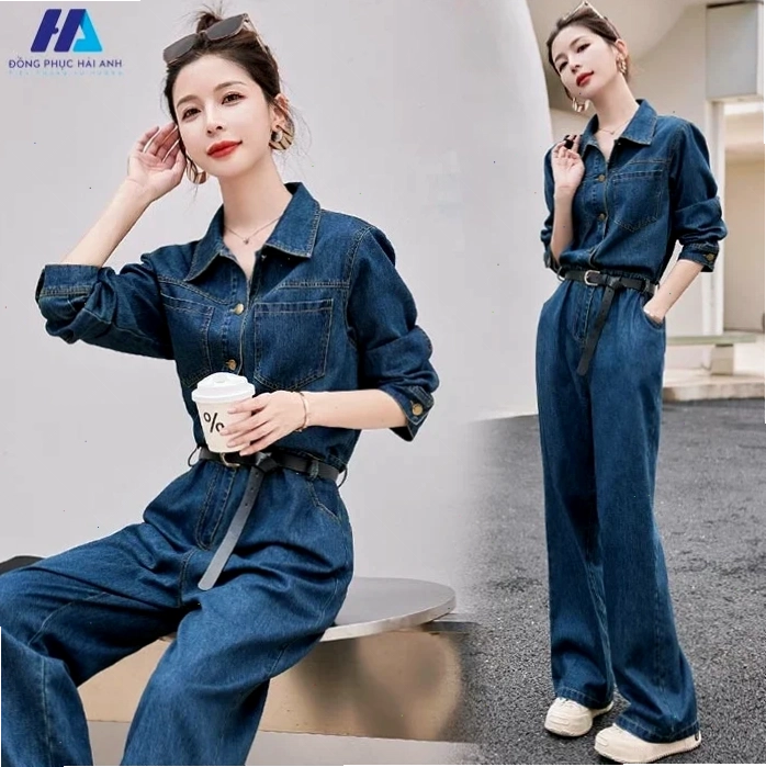 gái xinh mặc áo liền quần