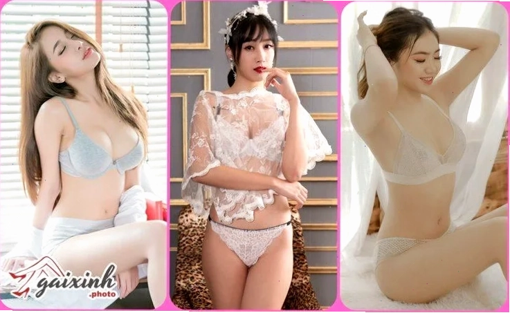 gái xinh mặc đồ lót ren sang chảnh