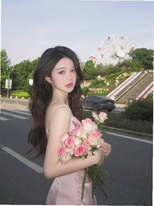 gái xinh mặc đồ pinky đáng yêu