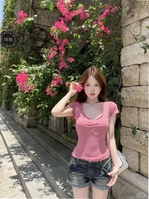 gái xinh mặc đồ pinky dễ thương