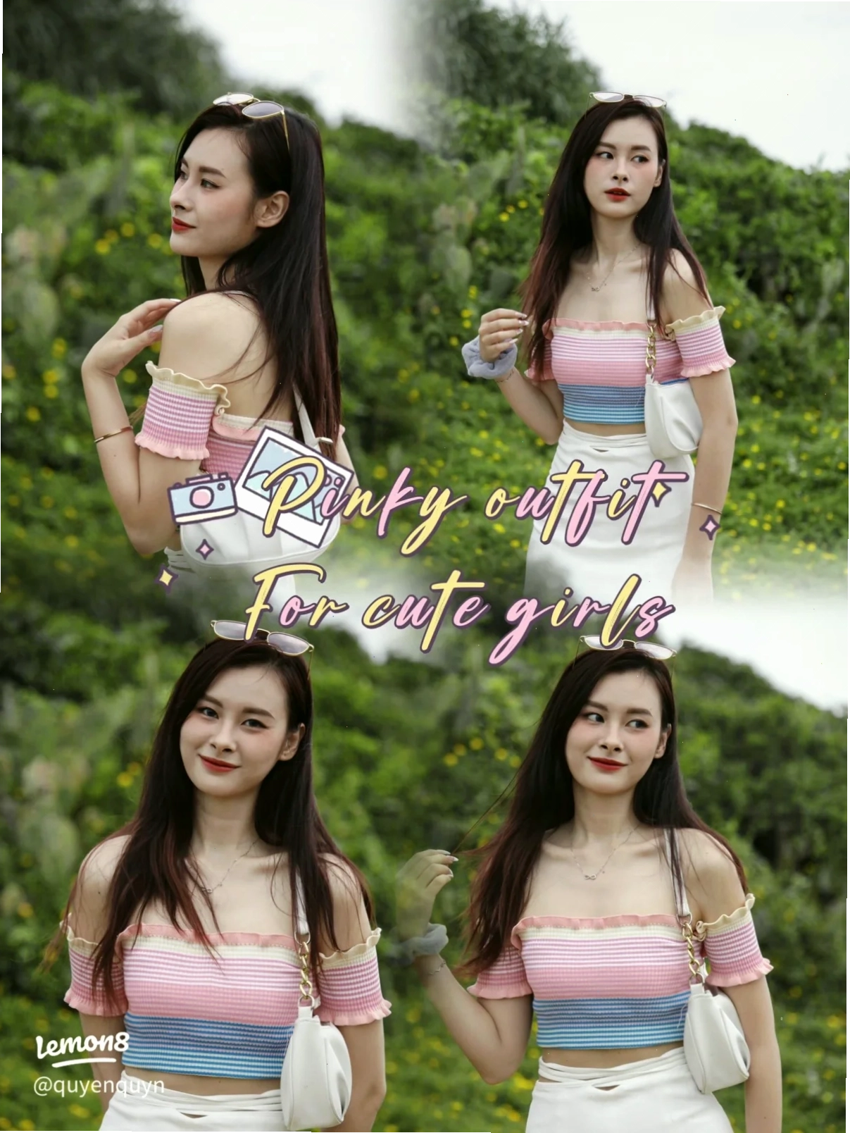 gái xinh mặc đồ pinky ngọt ngào