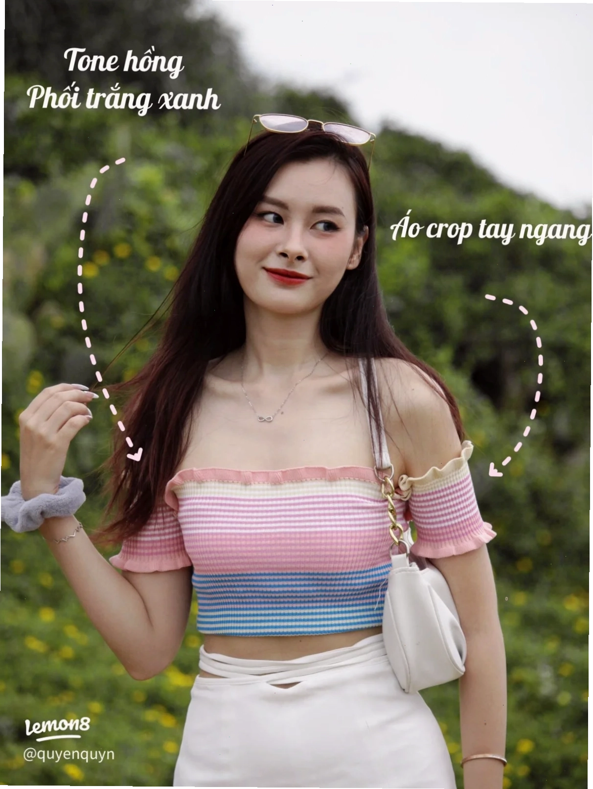 gái xinh mặc đồ pinky tươi tắn