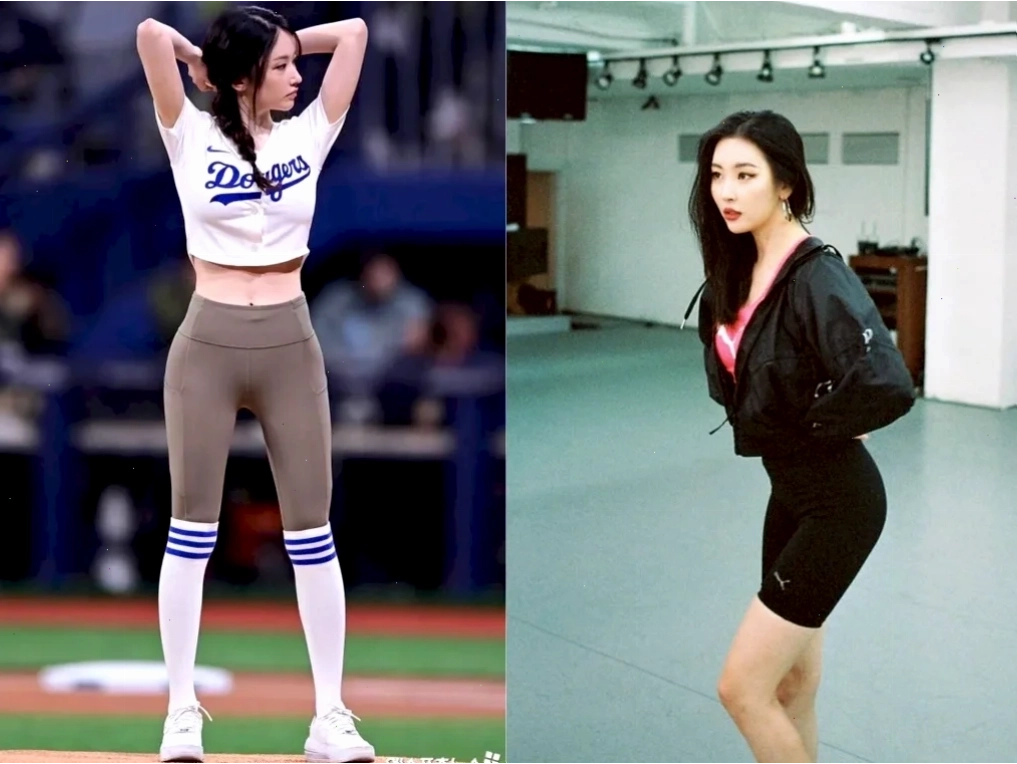 gái xinh mặc legging tại nhà