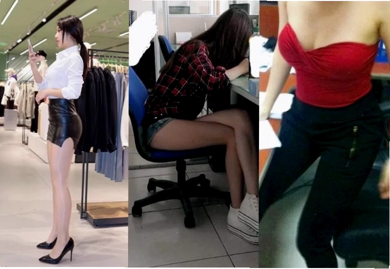 gái xinh mặc quần ngắn bó sát bóng bẩy