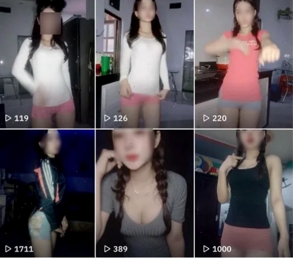 gái xinh mặc quần ngắn lộ mu
