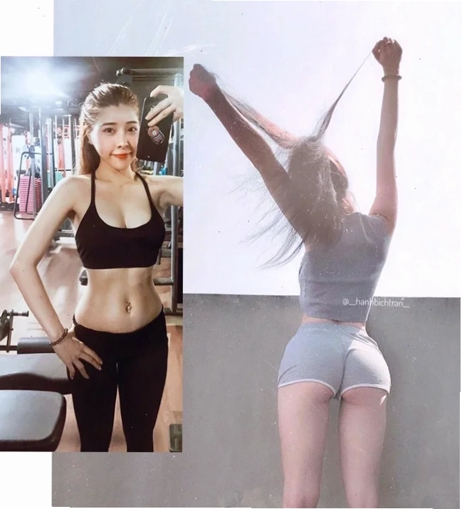 gái xinh mặc quần ngắn lộ mu