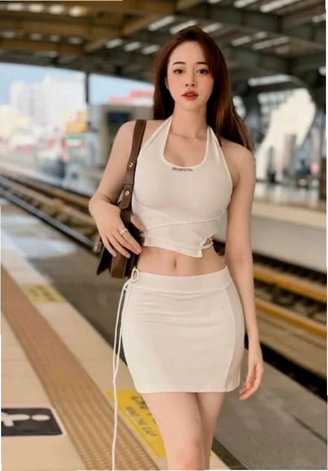 gái xinh mặc váy ngắn bó sát năng động gái xinh mặc váy ngắn bó sát cá tính