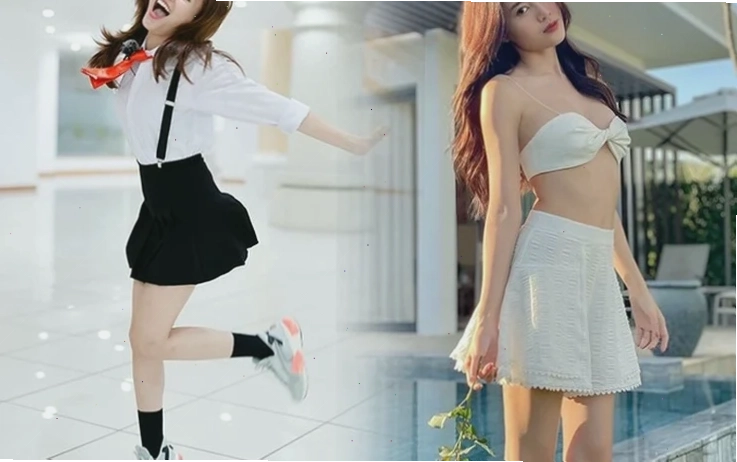 gái xinh mặc váy ngắn chân dài cuốn hút