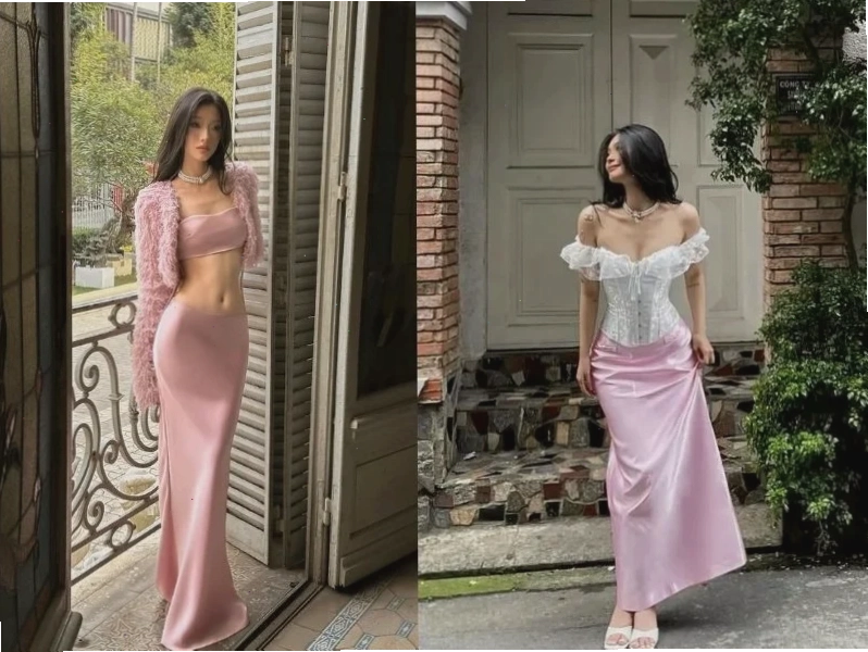 gái xinh mặc váy ngắn chân dài đi chơi