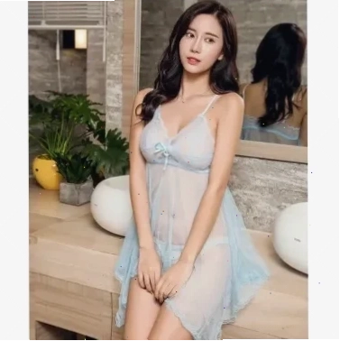 Gái xinh mặc váy ngủ mỏng Gái xinh mặc váy ngủ trong suốt ngọt ngào