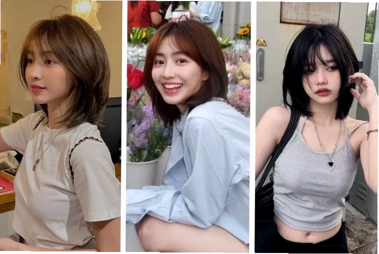 gái xinh tóc ngắn trẻ trung gái xinh tóc ngắn sexy trẻ trung