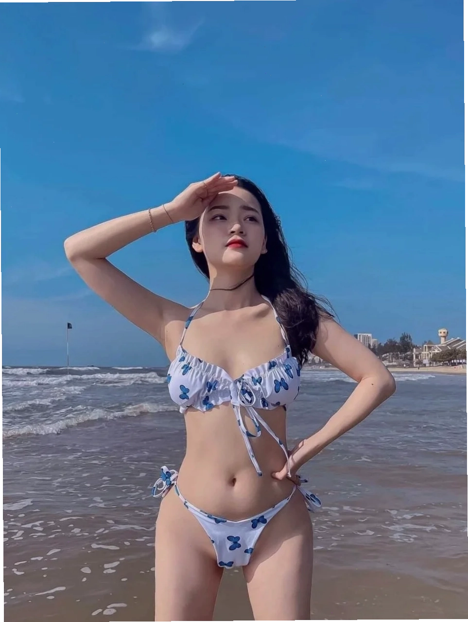 Gái xinh trung quốc bikini wallpaper gái xinh trung quốc bikini tạo dáng dọc