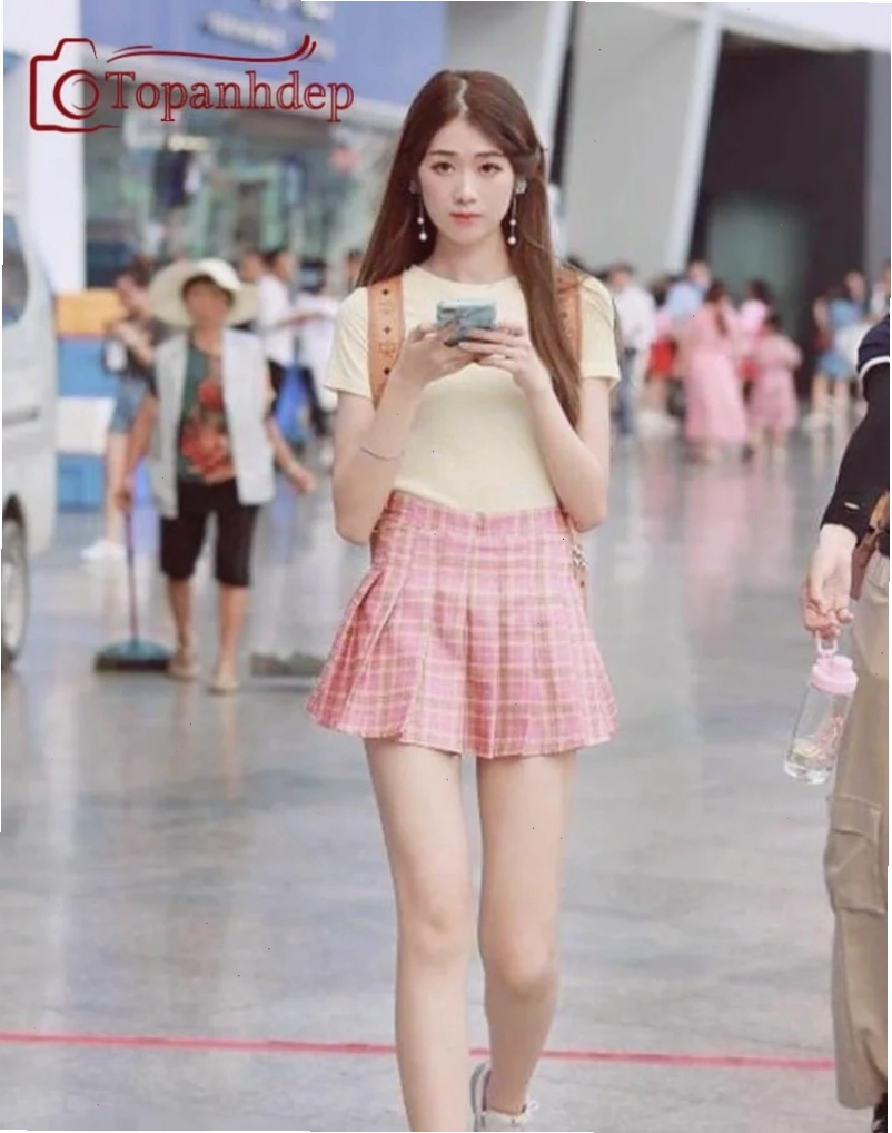 gái xinh trung quốc mặc váy ngắn nhảy đẹp