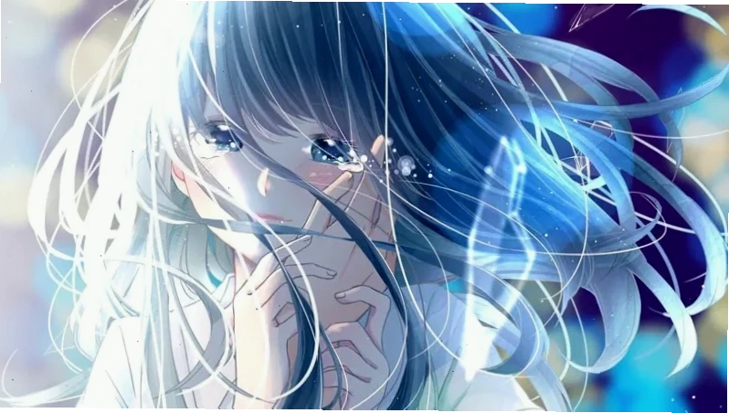 lạnh trầm lặng hình ảnh anime cô gái buồn cô đơn