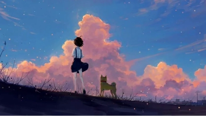 hoạt hình sâu hình ảnh anime cô gái buồn hoạt hình