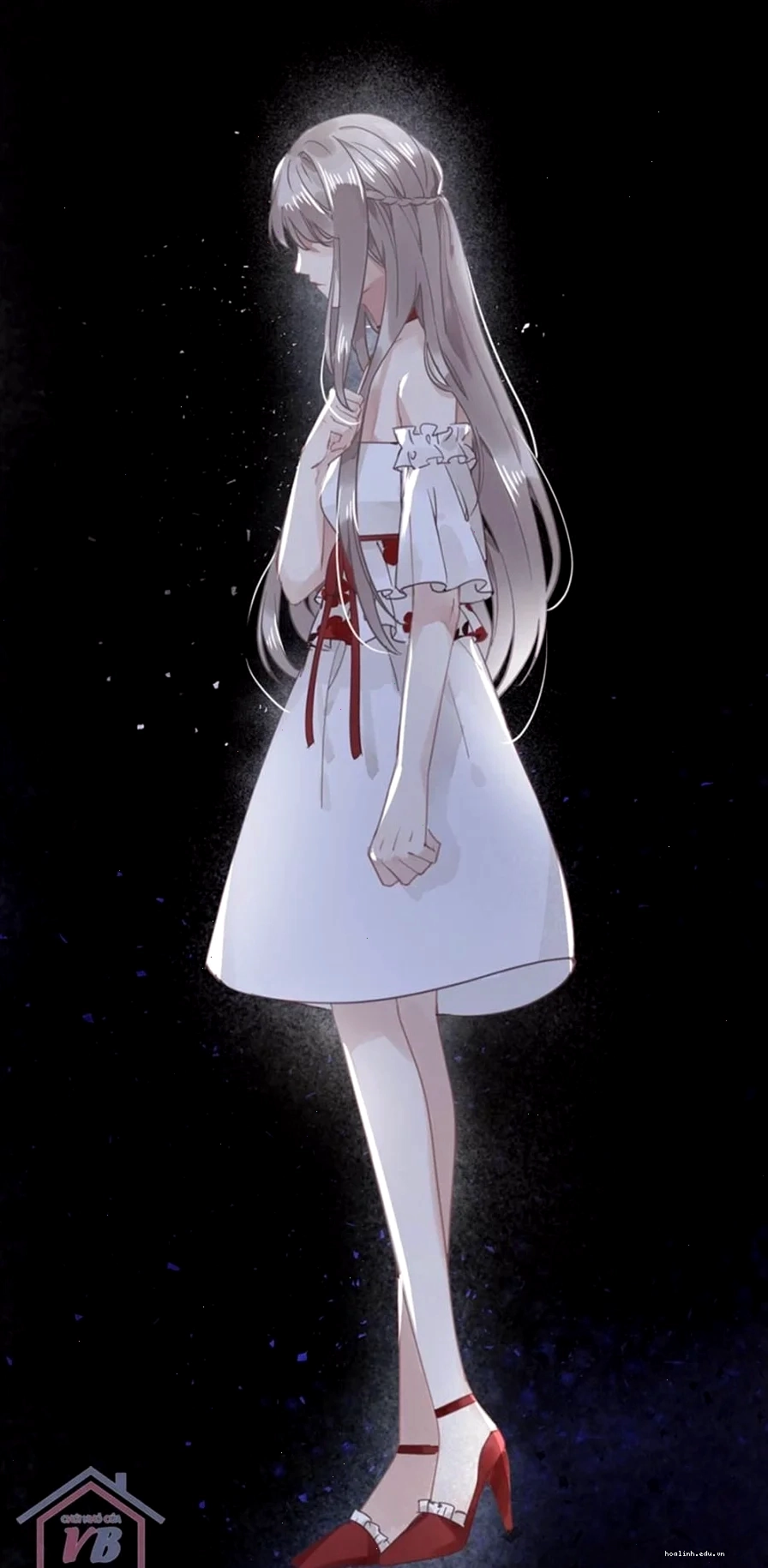 cô bé nhìn xa xăm hình ảnh anime cô gái buồn nhìn xa