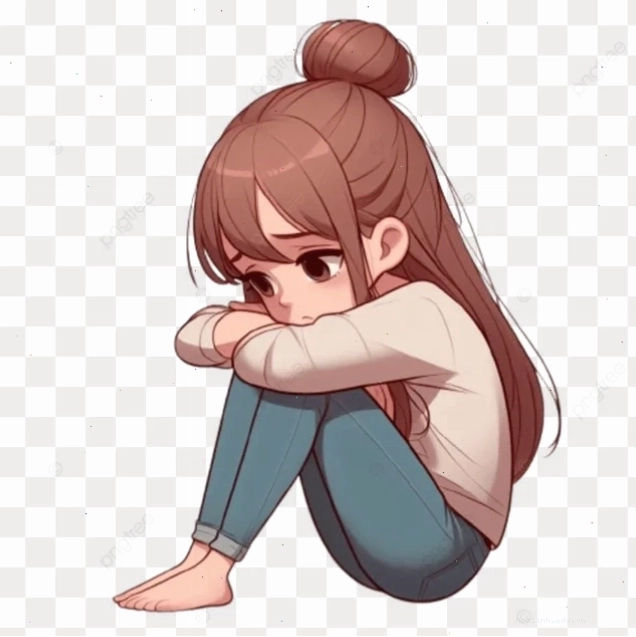 tone lạnh xám hình ảnh anime cô gái buồn tone lạnh