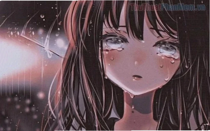 vibe lạnh hình ảnh anime cô gái buồn vibe lạnh