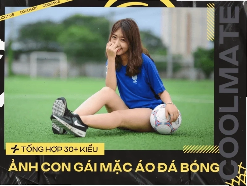 Ảnh áo bóng đá hình ảnh con gái mặc áo bóng đá che mặt