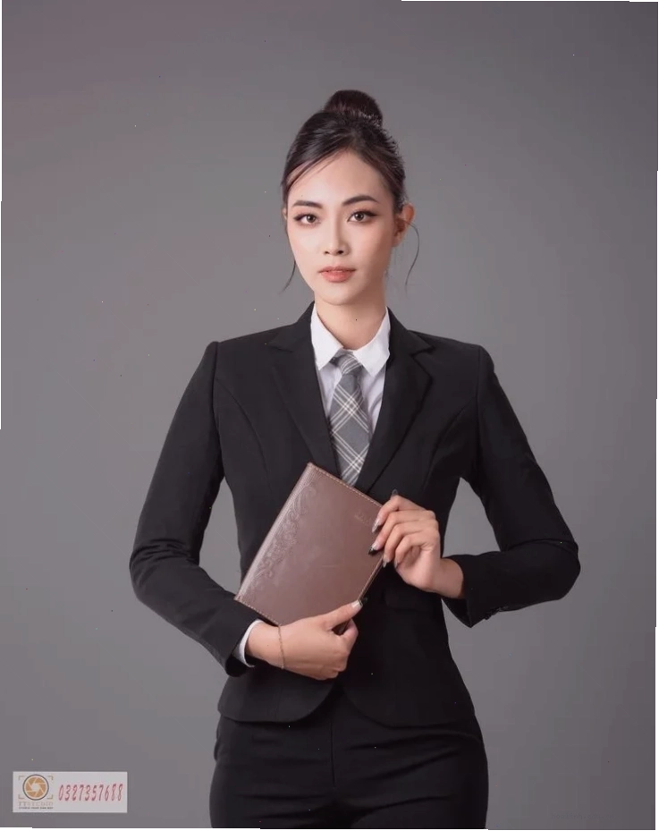 Hình ảnh gái nhật mặc vest