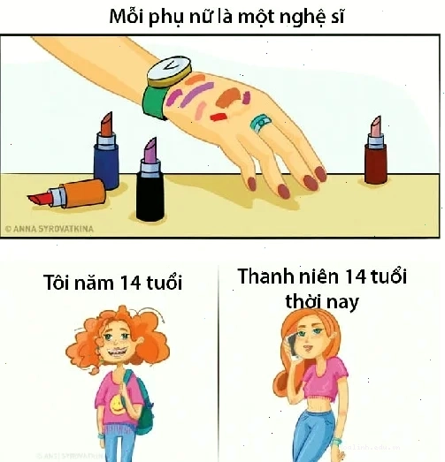 hình ảnh gái xinh hài hước đáng yêu