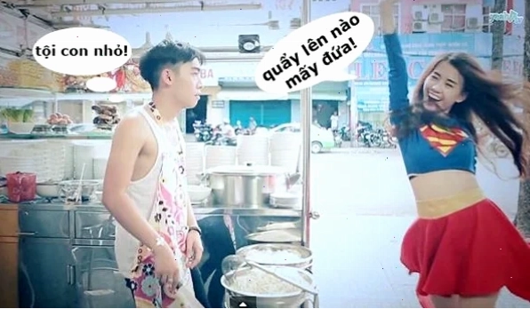hình ảnh gái xinh hài hước phong cách ngầu