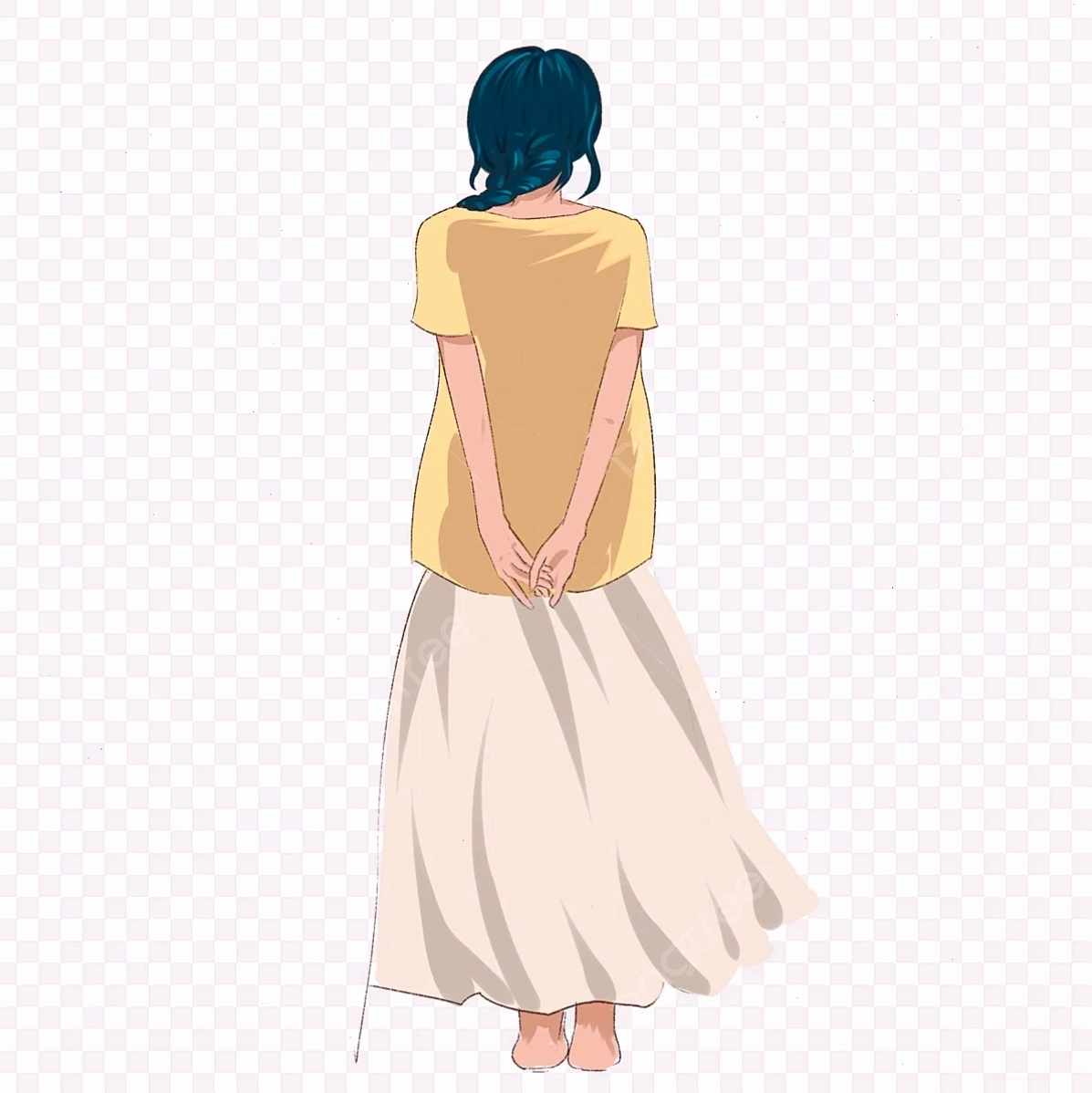 hình ảnh sau lưng cô gái công sở hình ảnh sau lưng cô gái làm việc tại văn phòng
