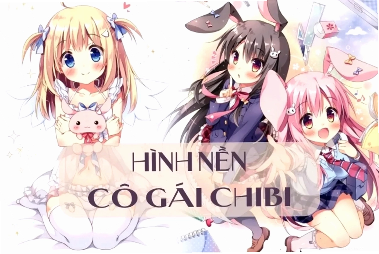 Chibi vẽ tối giản Hình chibi cô gái dễ thương vẽ theo phong cách tối giản