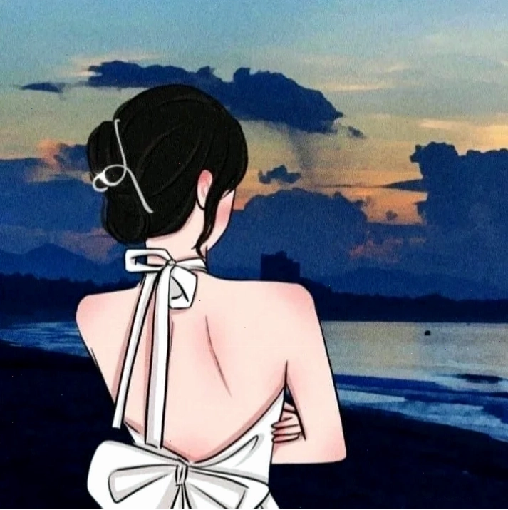 Ảnh hoài niệm hình nền cô gái quay lưng hoài niệm